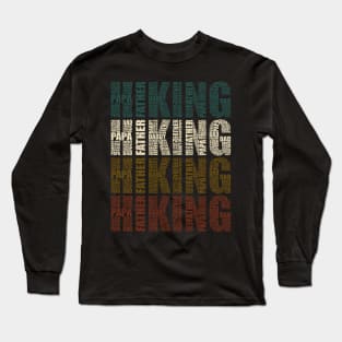 Hiking Dad - Funny Mountain Lovers Gift For Papa Long Sleeve T-Shirt